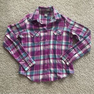 Wrangler Plaid Button-Down Shirt